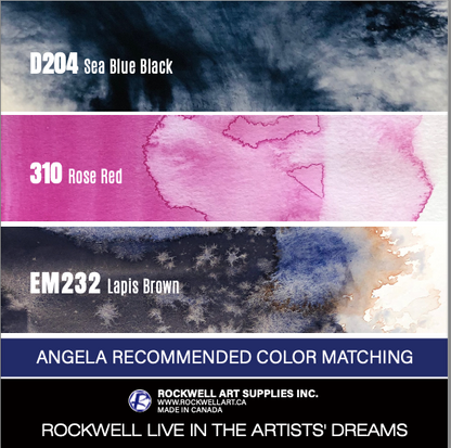 Angela Fehr Set 2 - Midnight Flower [3 Colors 15ml]