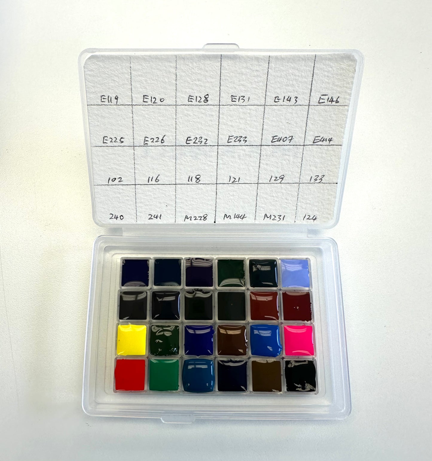 Cutey Sample Palette - 24 colors