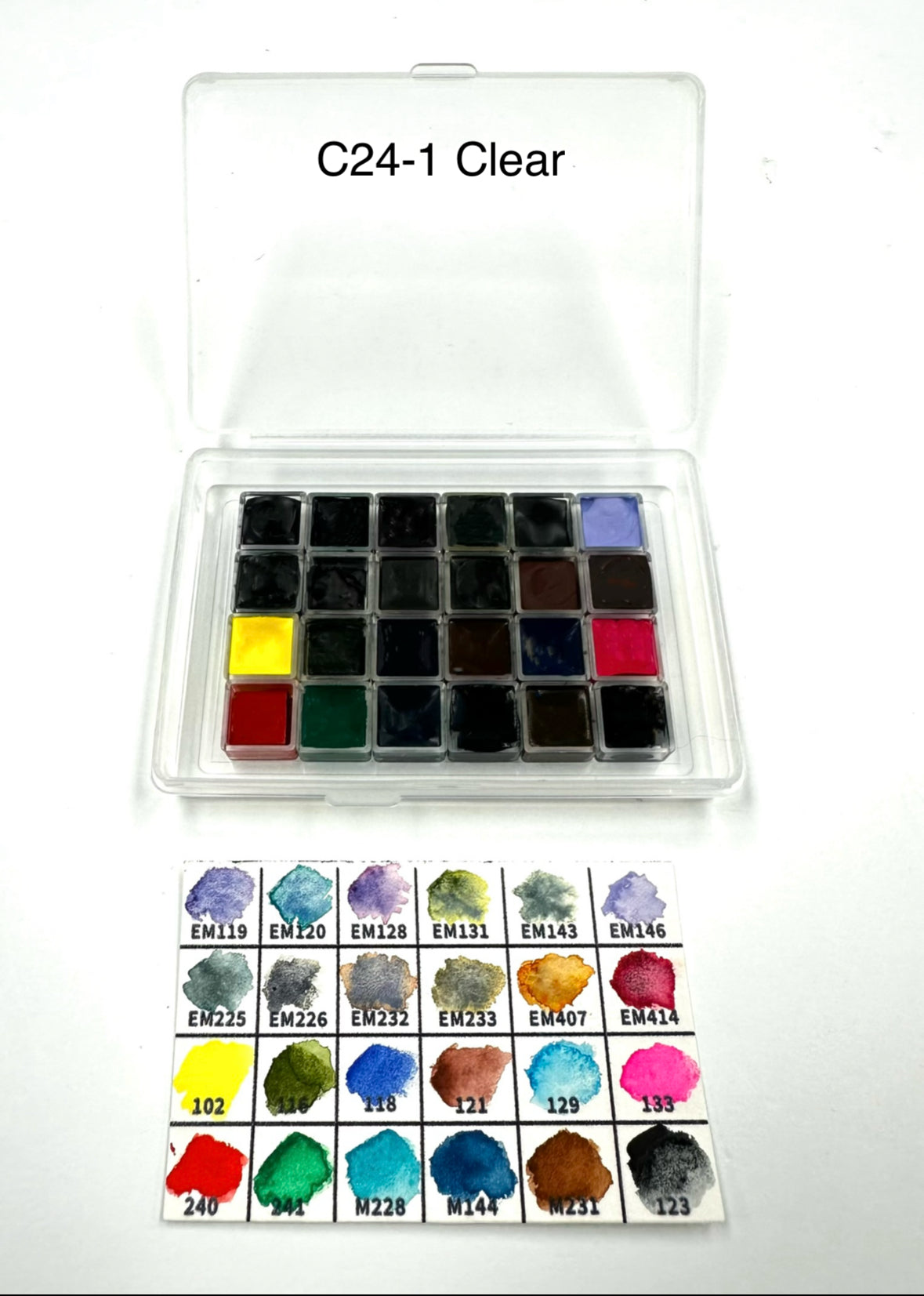 Cutey Sample Palette - 24 colors